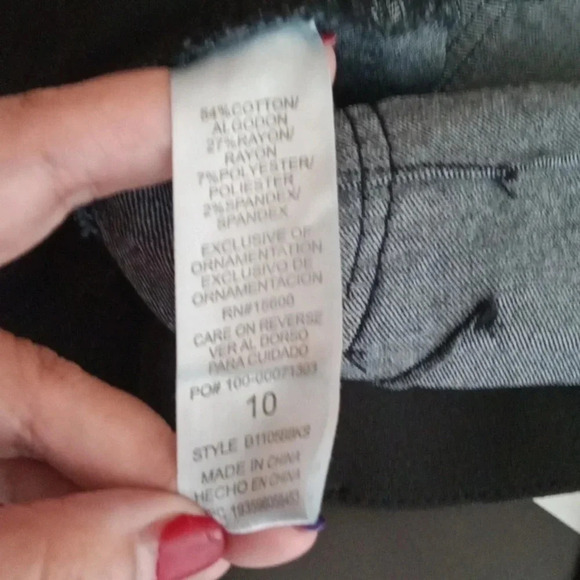 Democracy Ab solution Tummy Control Stretchy Skinny Womens 10 - Picture 6 of 7